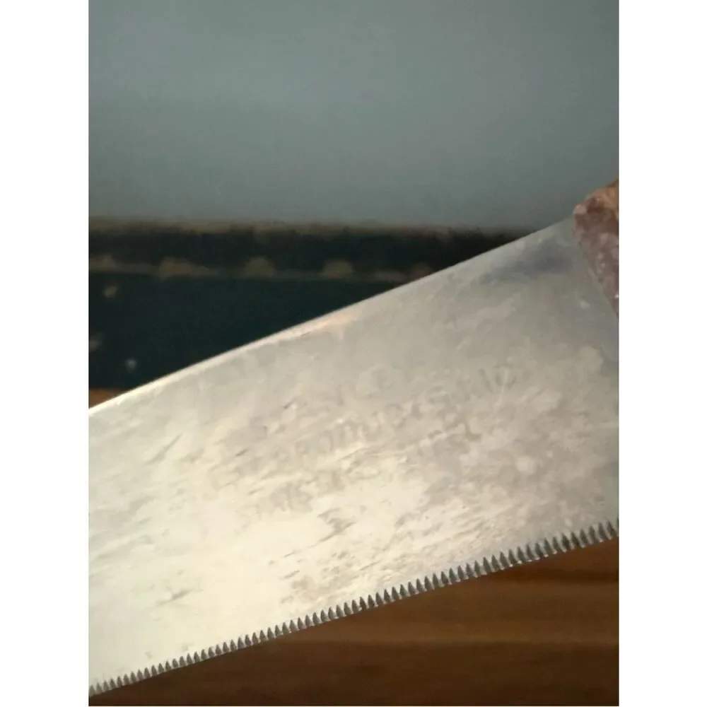 Vintage Stanley Tools Stainless Steel Carving Knife Wood Handle